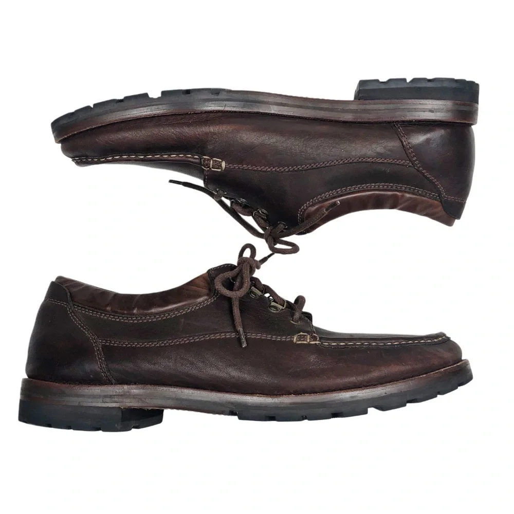 Cole Haan Dark Brown Leather Boat Shoes 12M